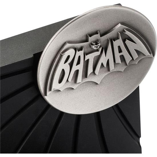 Batman: Batman 80th Classic Batmobile Limited Edition Tin Collectible Statue 19 cm