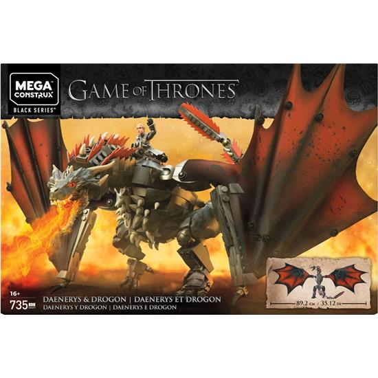 Game Of Thrones: Daenerys & Drogon Mega Construx Black Series Samlesæt