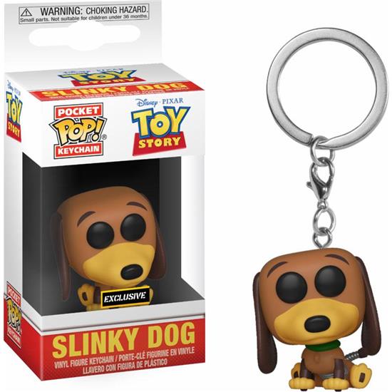 Toy Story: Slinky Dog Pocket POP! Vinyl Nøglering