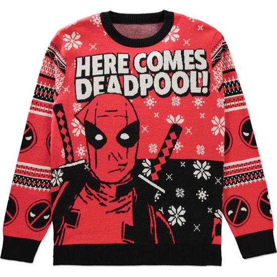 Deadpool: Here comes Deadpool! Strikket Jule Sweater