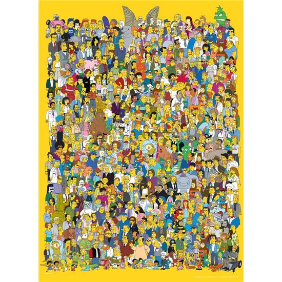 Simpsons: Simpsons Cast of Thousands Puslespil (1000 brikker)