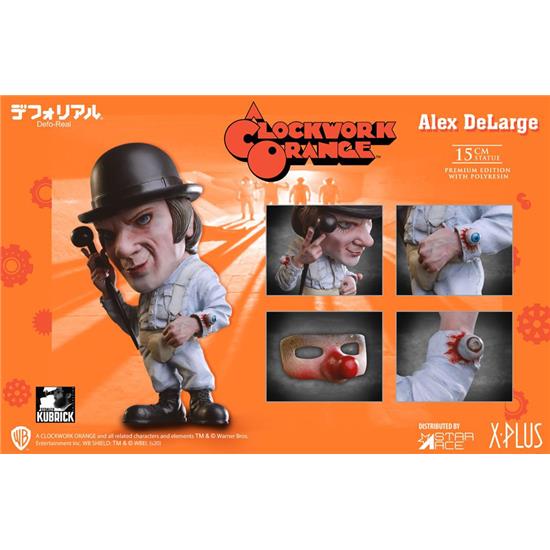 A Clockwork Orange:  Alex DeLarge Defo-Real Series Statue15 cm