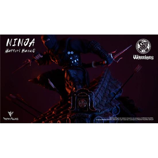 Diverse: The Warriors Series: Ninja Hattori Hanzo Statue 1/4 39 cm