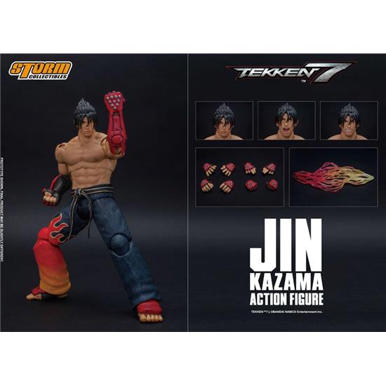 Tekken: Jin Kazama Action Figure 1/12 17 cm
