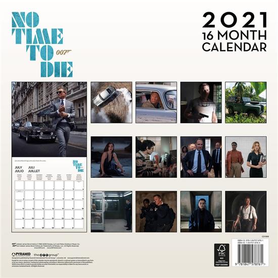 James Bond 007: No Time To Die Kalender 2021