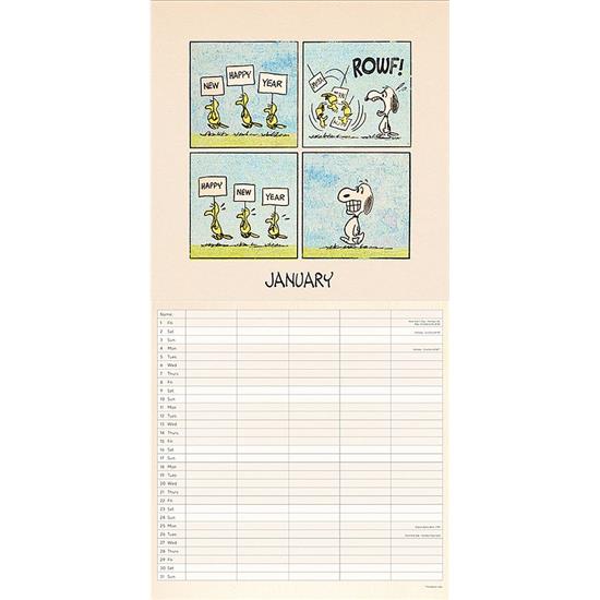 Radiserne: Peanuts Kalender 2021