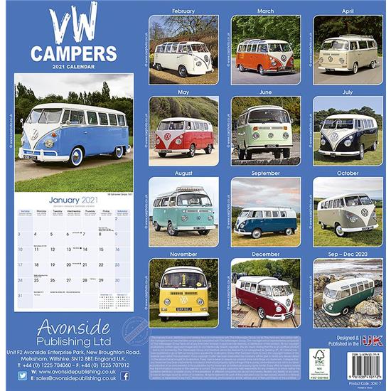 VW: Camper Kalender 2021