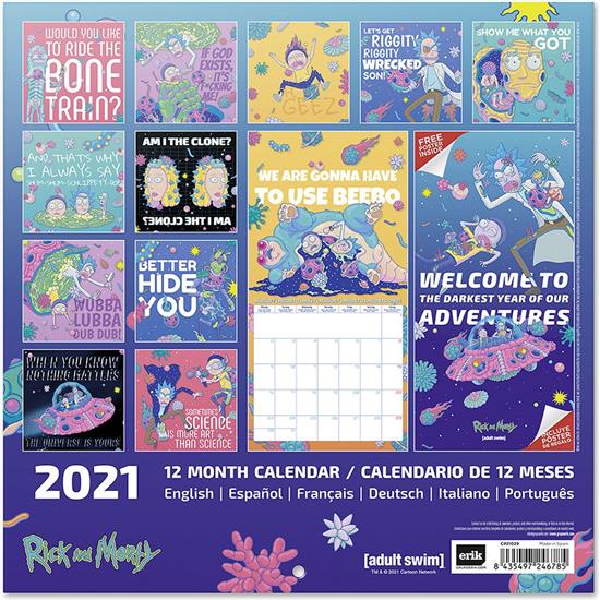 Rick and Morty: Rick and Morty Kalender 2021