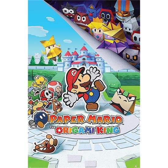Nintendo: The Origami King Plakat