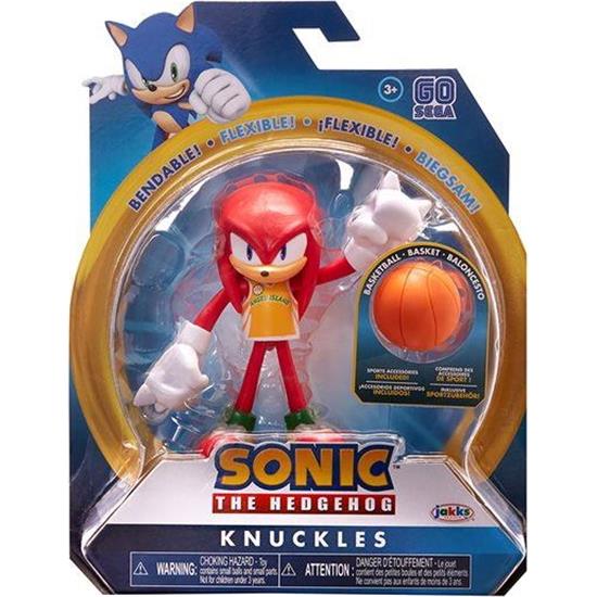 Sonic The Hedgehog: Knuckles Bøjelig figur 10 cm