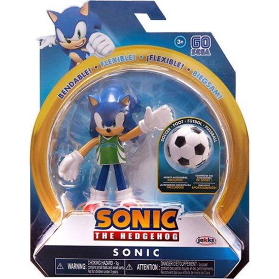 Sonic The Hedgehog: Sonic Bøjelig figur 10 cm