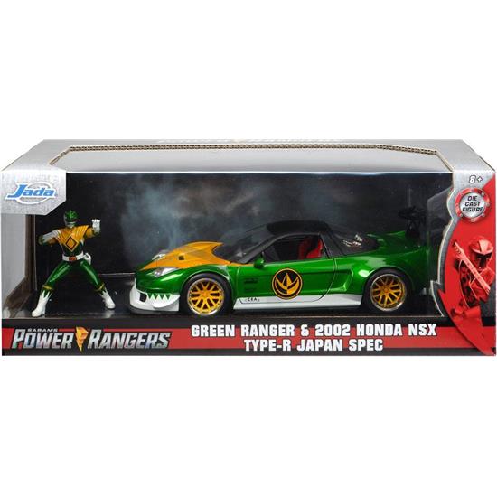 Power Rangers: Honda NSX Type-R  Diecast Model 1/24 med Green Ranger