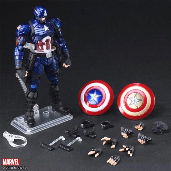 Marvel: Captain America Bring Arts Action Figure by Tetsuya Nomura 16 cm