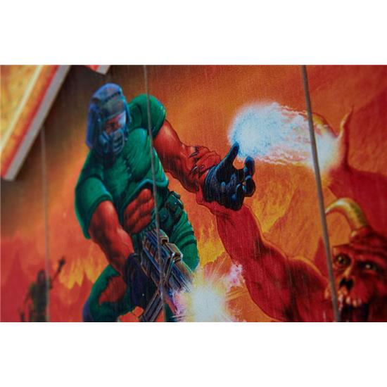 Doom: Classic Doom WoodArts 3D Wooden Wall Art 30 x 40 cm