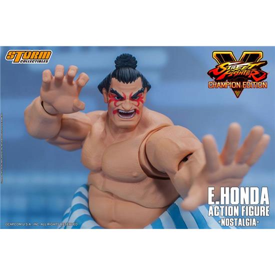 Street Fighter: E. Honda Nostalgia Costume Action Figure 1/12 18 cm