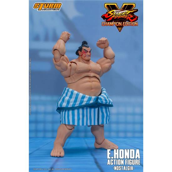 Street Fighter: E. Honda Nostalgia Costume Action Figure 1/12 18 cm