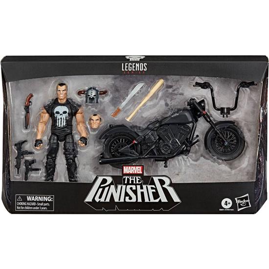 Marvel: The Punisher On Bike Legends Series Action Figure 15 cm