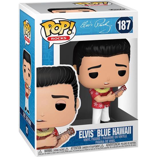 Elvis Presley: Elvis Presley Blue Hawaii POP! Rocks Vinyl Figur (#187)