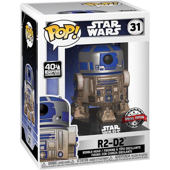 Star Wars: Dagobah R2-D2 POP! Movies Vinyl Figur (#31)
