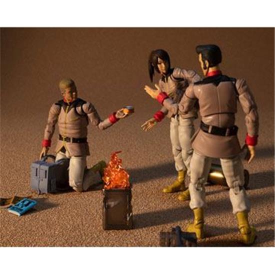 Manga & Anime: Earth Federation Army Soldiers Action Figure 3-Pack 10 cm
