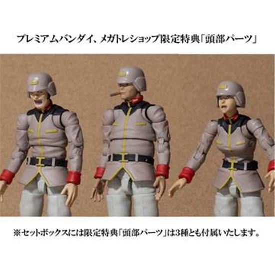 Manga & Anime: Earth Federation Army Soldiers Action Figure 3-Pack 10 cm