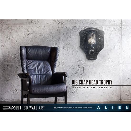 Alien: Warrior Alien Head Trophy Open Mouth Version 3D Wall Art 58 cm