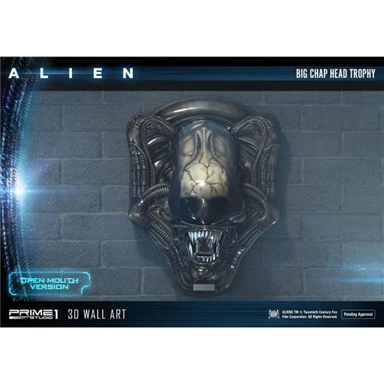 Alien: Warrior Alien Head Trophy Open Mouth Version 3D Wall Art 58 cm