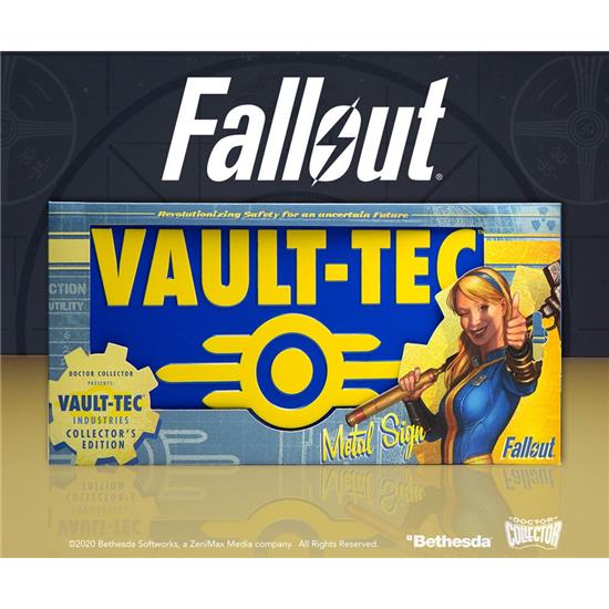 Fallout: Vaul-Tec Metal Skilt