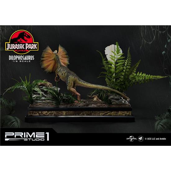 Jurassic Park & World: Dilophosaurus Bonus Version Status 1/6 41 cm
