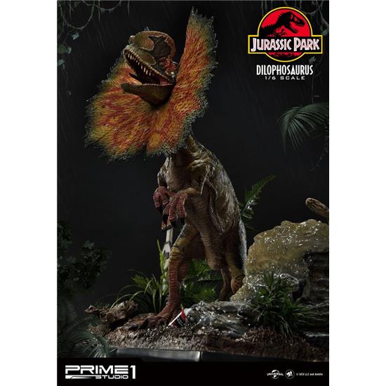 Jurassic Park & World: Dilophosaurus Bonus Version Status 1/6 41 cm