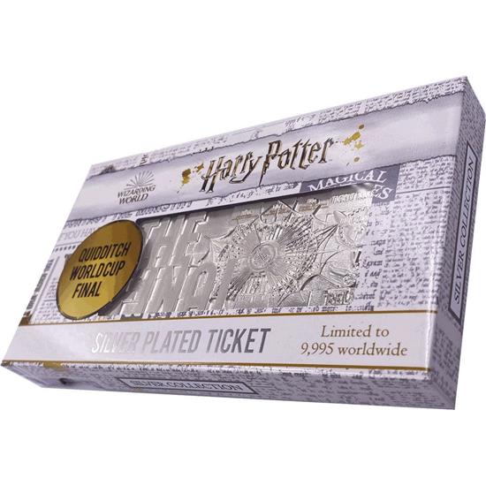 Harry Potter: Quidditch World Cup Ticket Replica Limited Edition (silver plated)