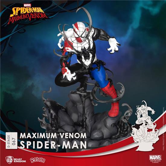 Spider-Man: Maximum Venom Spider-Man D-Stage Diorama 16 cm
