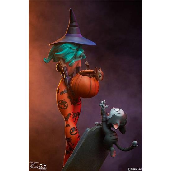 Diverse: Pumpkin Witch Statue by Chris Sanders 34 cm