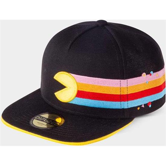 Retro Gaming: Pac-Man Stripes Snapback Cap