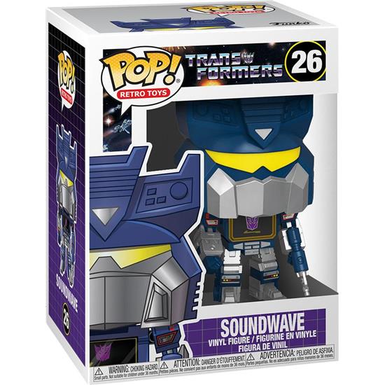Transformers: Soundwave POP! Retro Toys Vinyl Figur (#26)