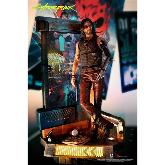 Cyberpunk: Johnny Silverhand Statue 1/4 34 cm