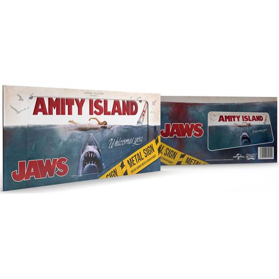 Jaws - Dødens Gab: Jaws Film Plakat Metal Skilt