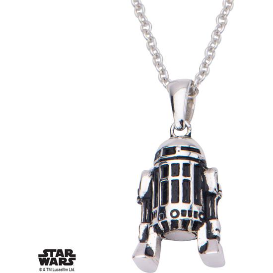 Star Wars: R2-D2 Halskæde (Sterling Sølv)