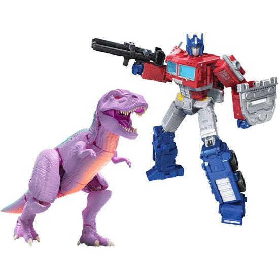 Transformers: Megatron (Beast) and Optimus Prime Action Figures Leader 18 cm