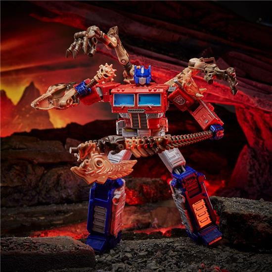 Transformers: Megatron (Beast) and Optimus Prime Action Figures Leader 18 cm