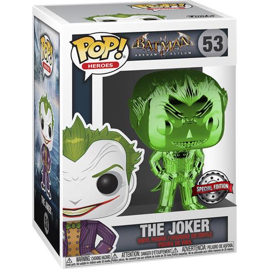 DC Comics: The Joker Green Chrome Exclusive POP! Heroes Viny Figur (#53)